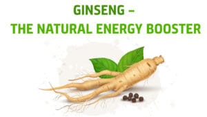 Ginseng – The Natural Energy Booster
